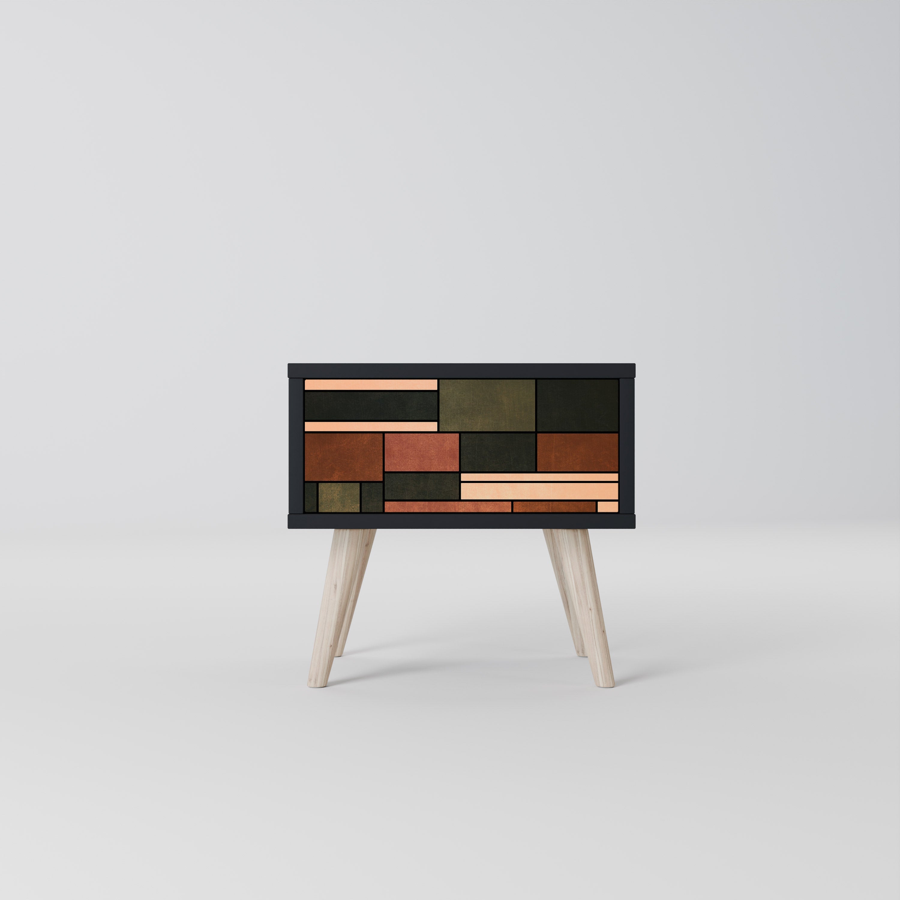 FIGURES OF NATURE Mesa de Cabeceira em Acabamento Preto