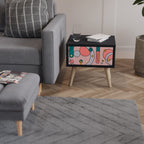 GOSSAMER ECHOES Mesa de Cabeceira em Acabamento Preto