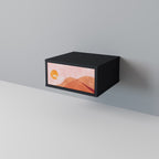 LUMINOUS SUNLIGHT Mesa de Cabeceira em Acabamento Preto