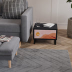 LUMINOUS SUNLIGHT Mesa de Cabeceira em Acabamento Preto