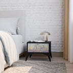 MOSAIC OF COLORS Mesa de Cabeceira em Acabamento Preto