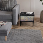 MOSAIC OF COLORS Mesa de Cabeceira em Acabamento Preto