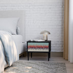 CHROMA CONTOURS Mesa de Cabeceira em Acabamento Preto