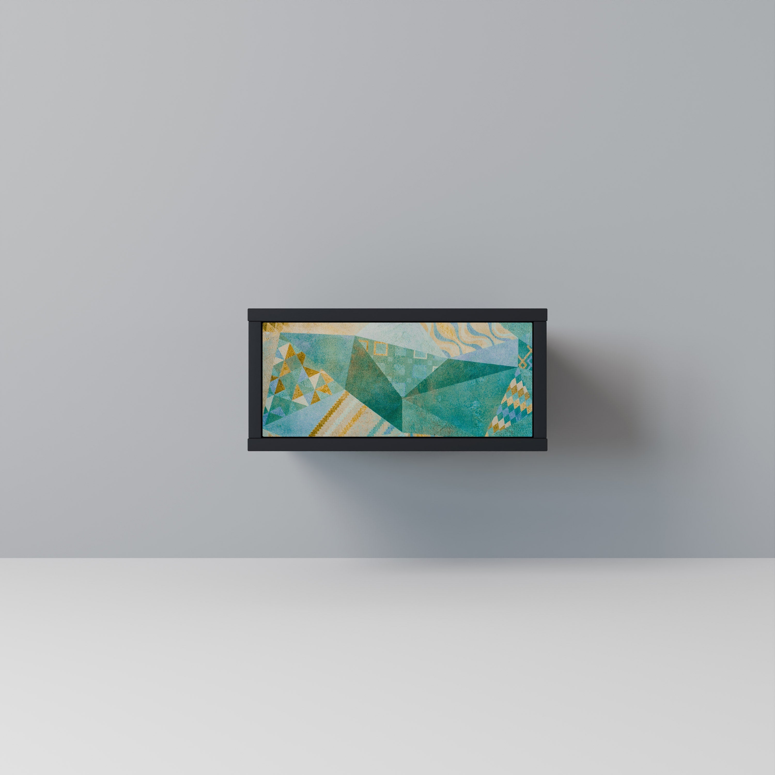 SPECTRUM SPLENDOR Mesa de Cabeceira em Acabamento Preto