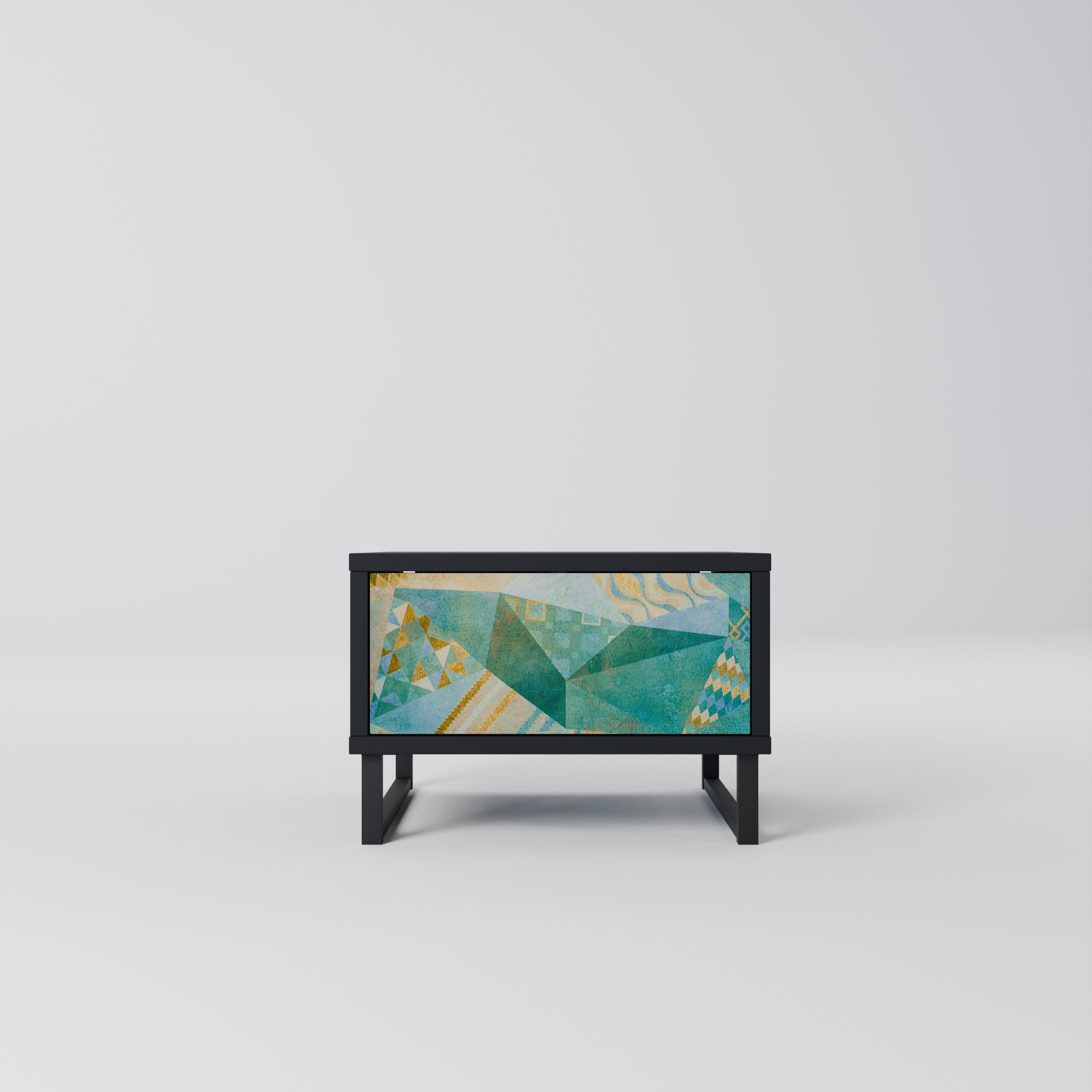 SPECTRUM SPLENDOR Mesa de Cabeceira em Acabamento Preto