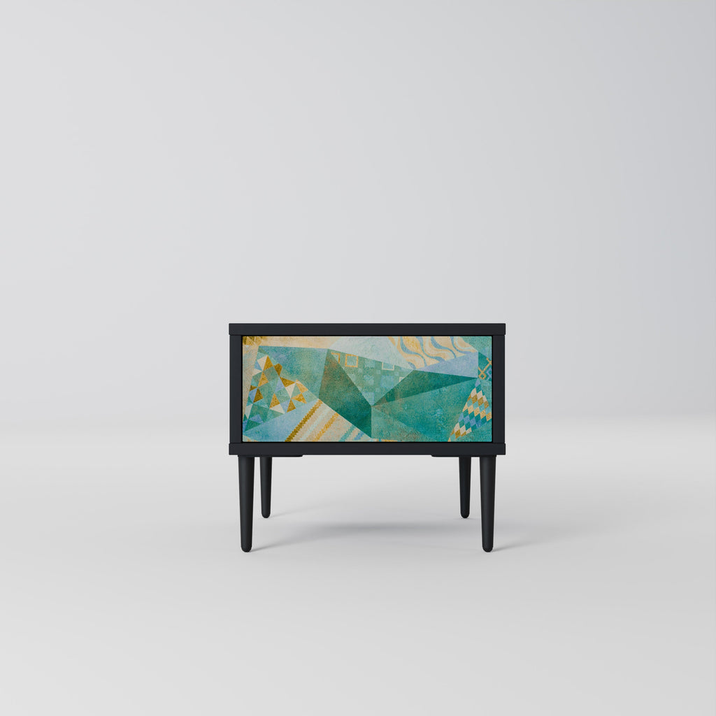 SPECTRUM SPLENDOR Mesa de Cabeceira em Acabamento Preto