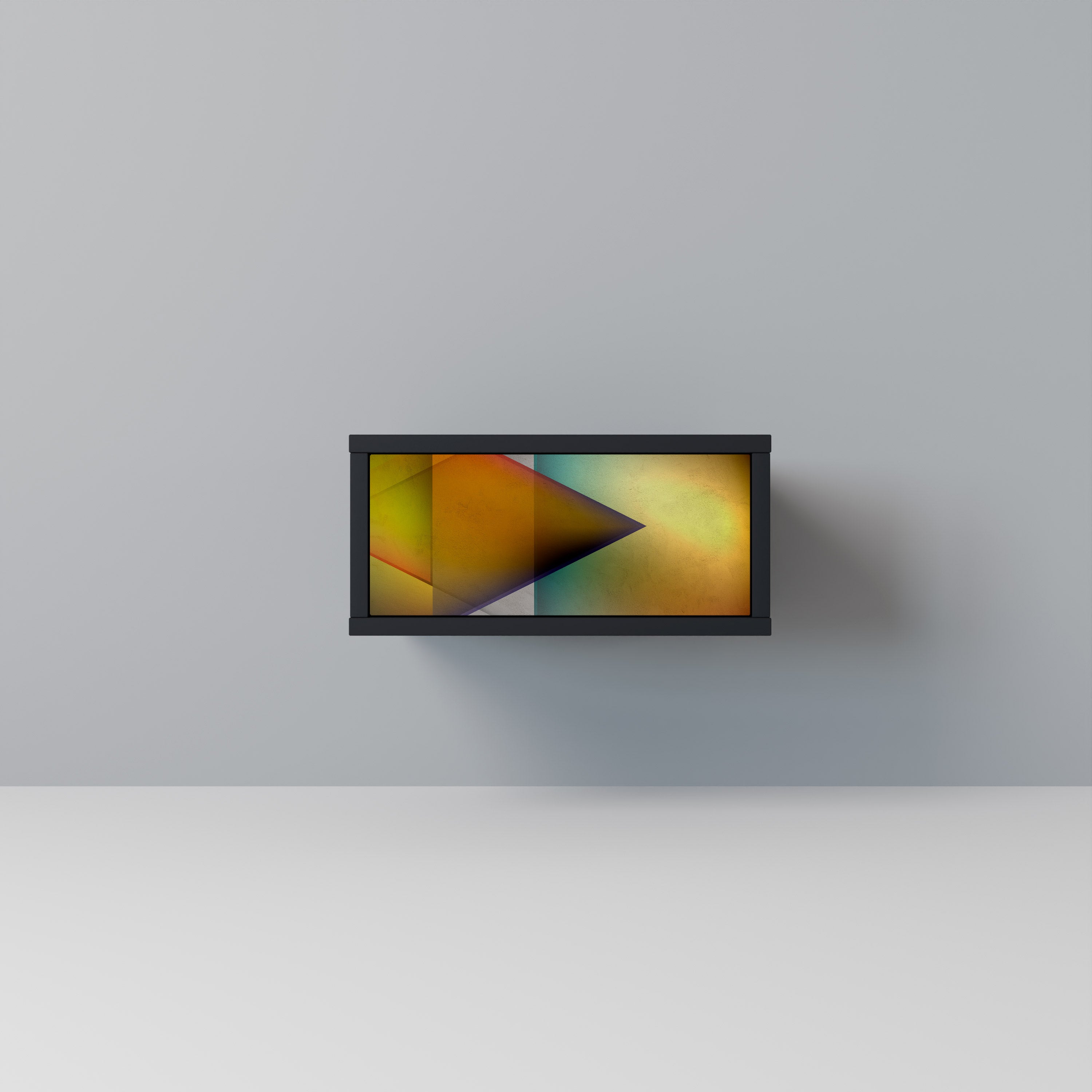 PIERCING SHARPNESS Mesa de Cabeceira em Acabamento Preto