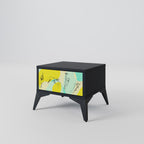 BODY LANGUAGE Nightstand in Black Finish