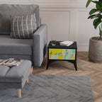 BODY LANGUAGE Nightstand in Black Finish