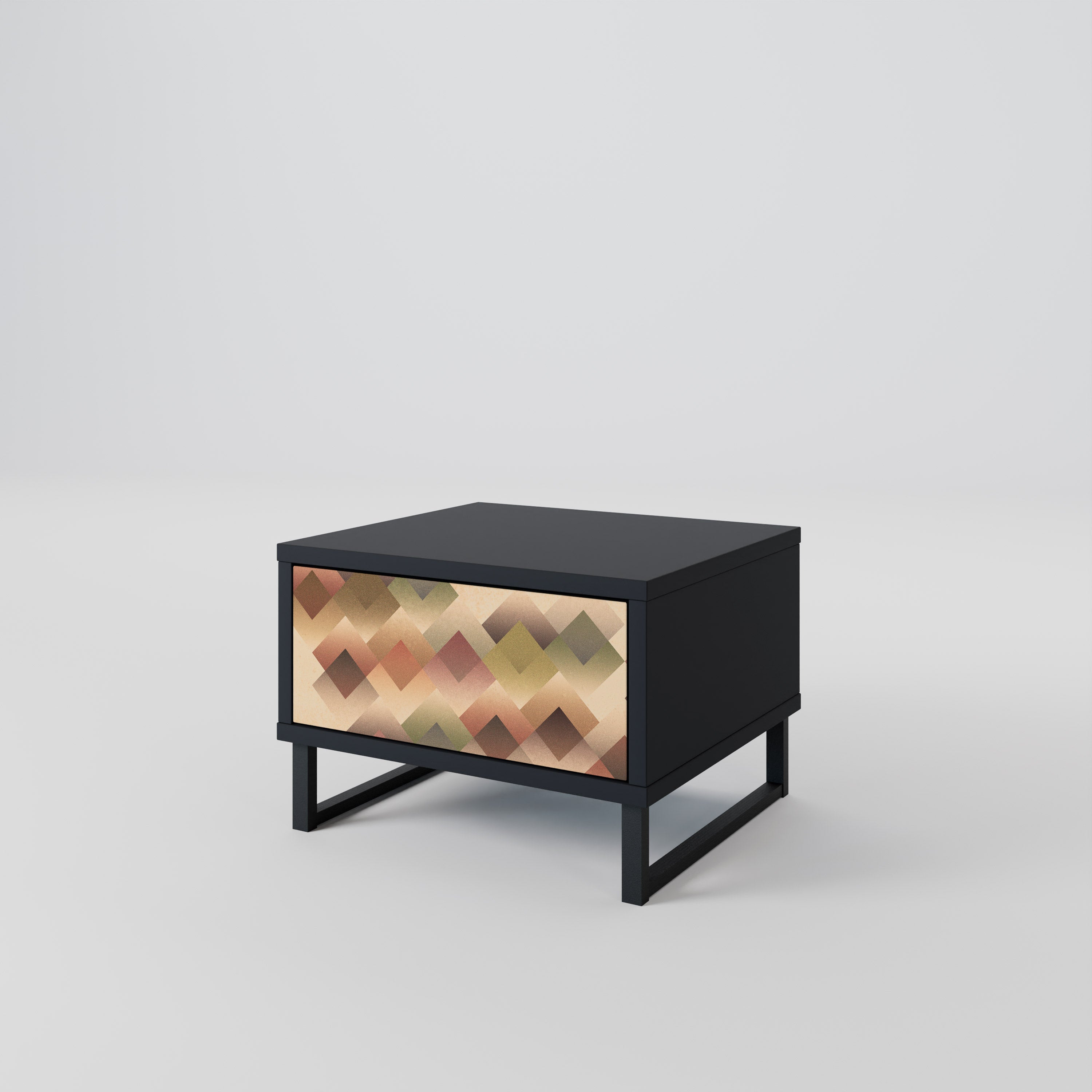 GEOMETRIC FUSION Mesa de Cabeceira com Gaveta