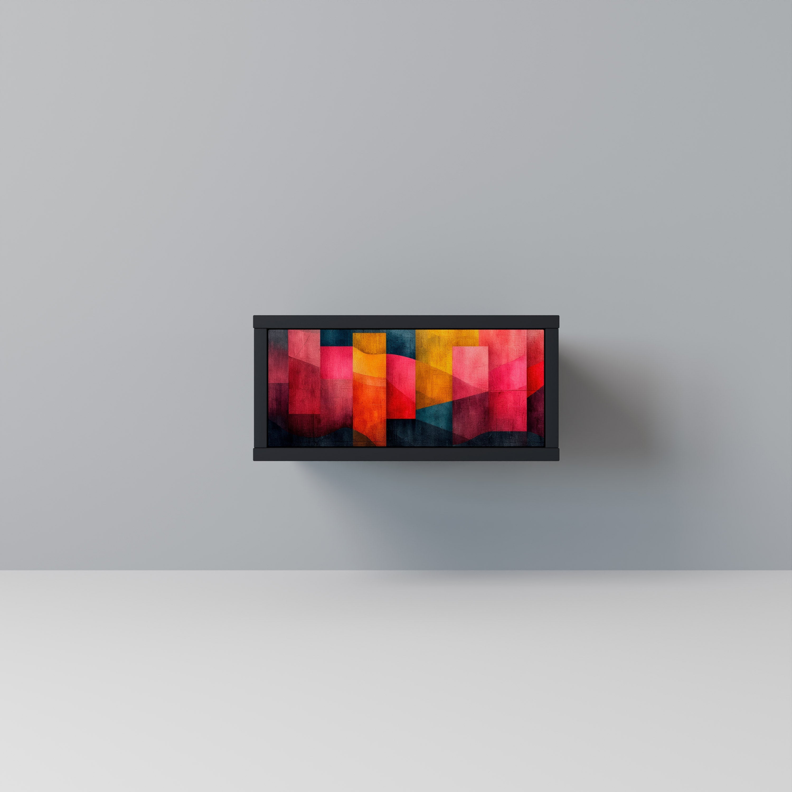 COLORFUL SOUNDS Mesa de Cabeceira em Acabamento Preto