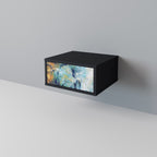 ABSTRACT THOUGHTS Nightstand in Black Finish