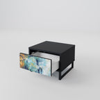 ABSTRACT THOUGHTS Nightstand in Black Finish