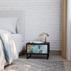 ABSTRACT THOUGHTS Nightstand in Black Finish