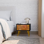 STRENGTHENING RELATION Nightstand in Black Finish