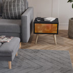 STRENGTHENING RELATION Nightstand in Black Finish