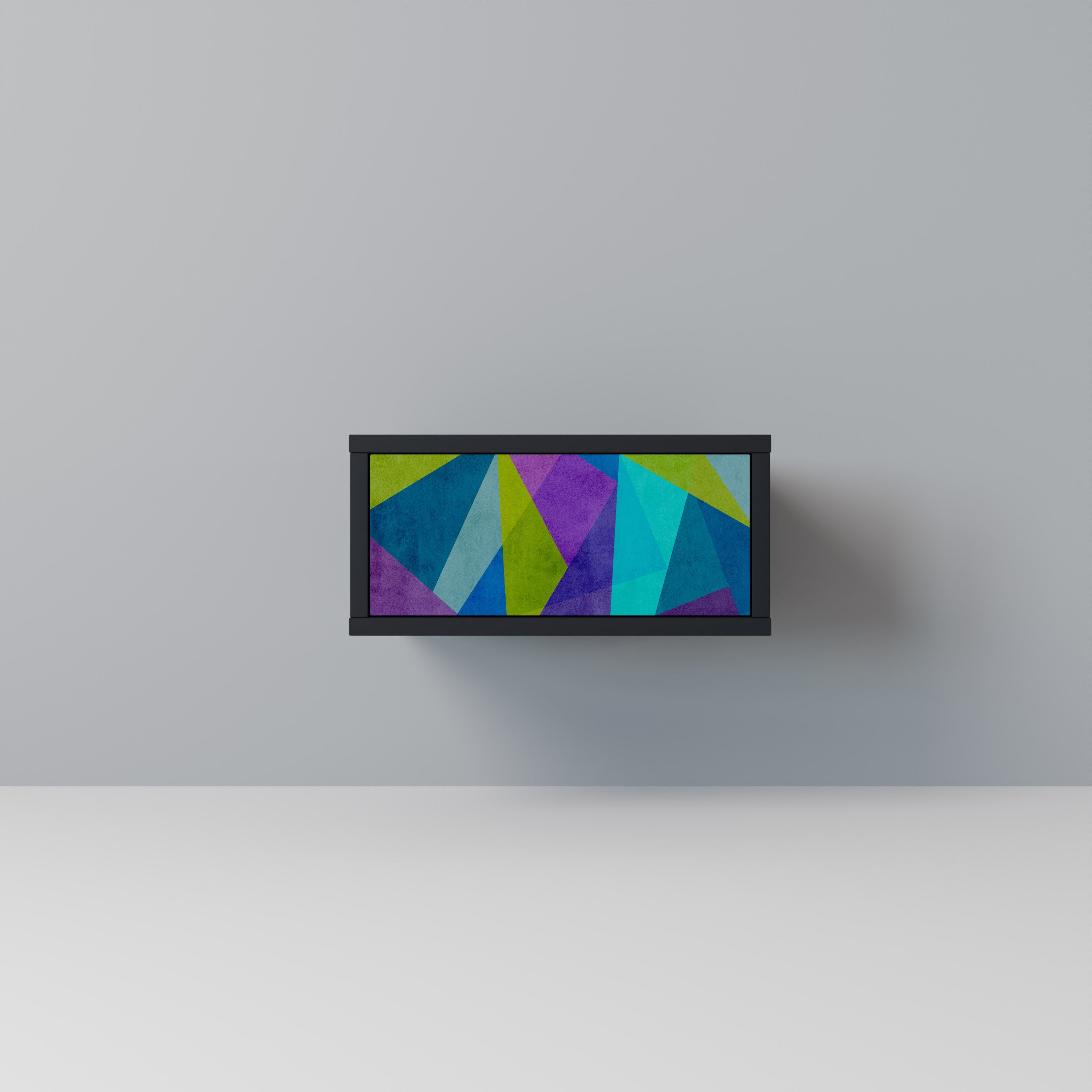 COLD SHOWCASE Mesa de Cabeceira em Acabamento Preto