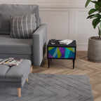 COLD SHOWCASE Nightstand in Black Finish