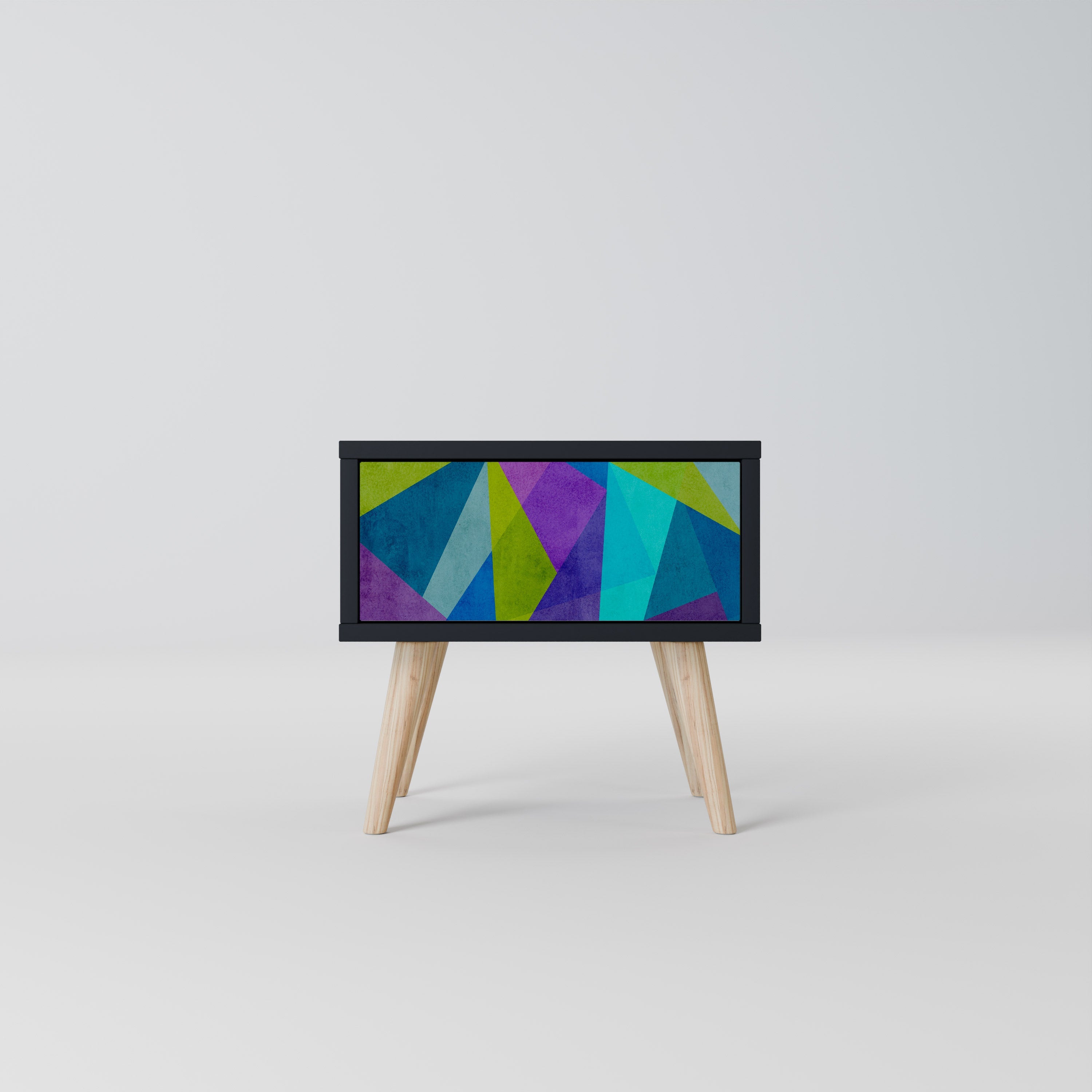 COLD SHOWCASE Mesa de Cabeceira em Acabamento Preto