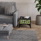 GREEN RHAPSODY Nightstand in Black Finish