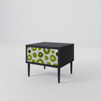 GREEN RHAPSODY Nightstand in Black Finish