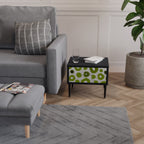 GREEN RHAPSODY Nightstand in Black Finish