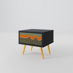 SIMPLE SOLUTIONS Mesa de Cabeceira em Acabamento Preto