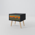 SIMPLE SOLUTIONS Mesa de Cabeceira em Acabamento Preto