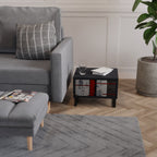 GRAY FIGURES Mesa de Cabeceira em Acabamento Preto