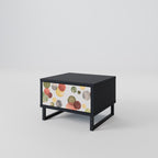 FLEETING HAPPINESS Nightstand in Black Finish