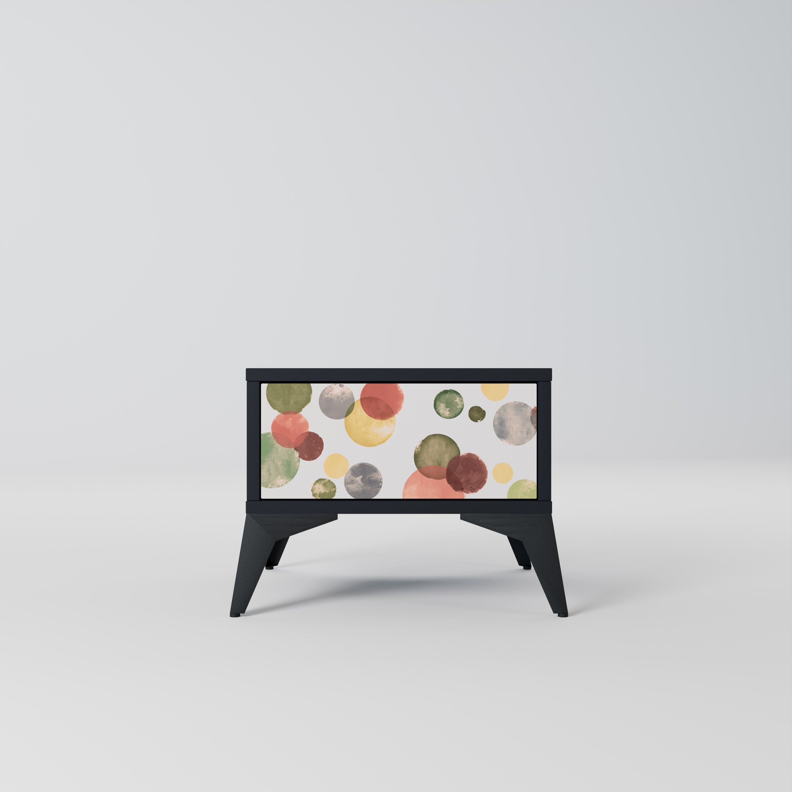 FLEETING HAPPINESS Mesa de Cabeceira em Acabamento Preto