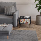 FLEETING HAPPINESS Nightstand in Black Finish