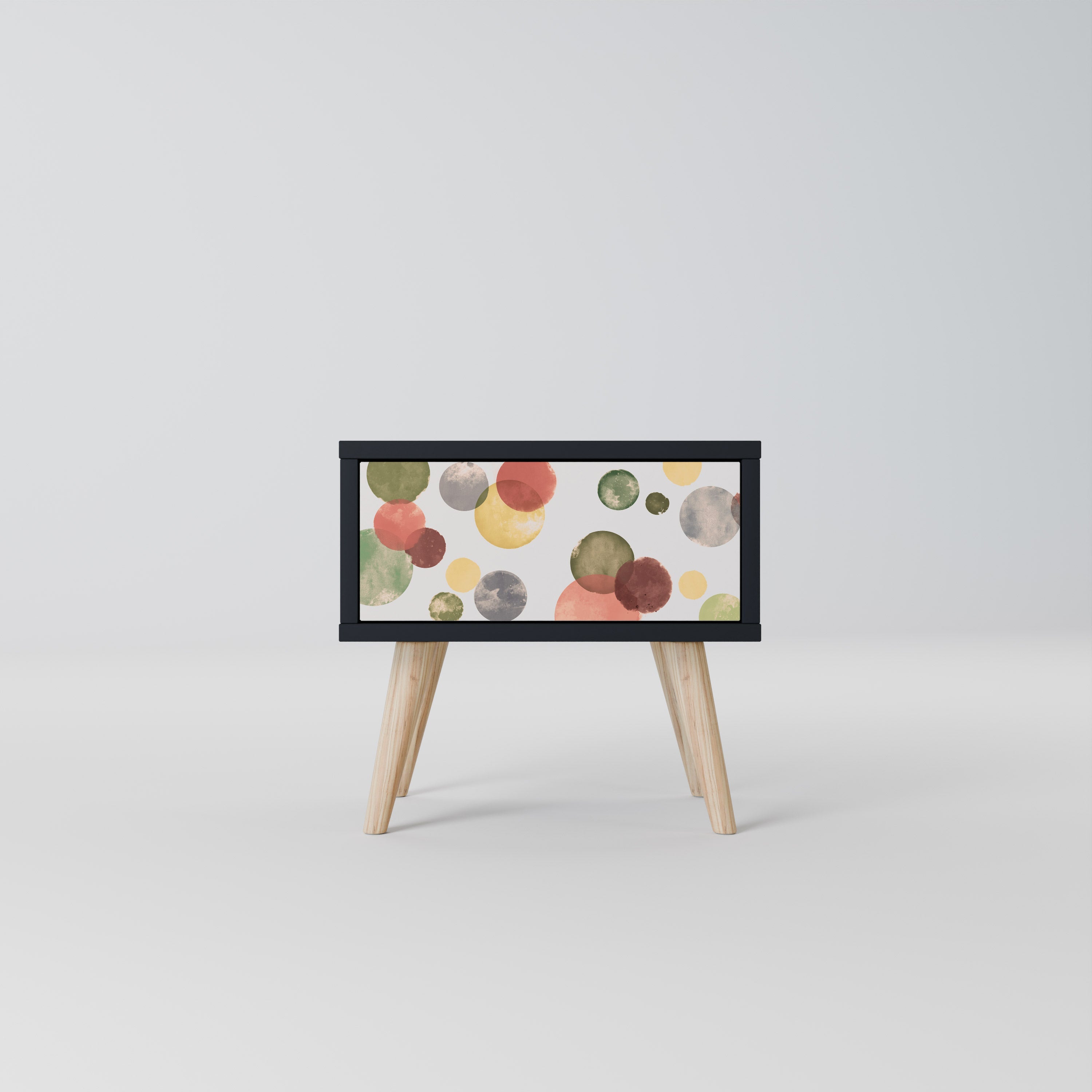 FLEETING HAPPINESS Mesa de Cabeceira em Acabamento Preto