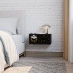 STELLAR CONSTELLATIONS Nightstand in Black Finish