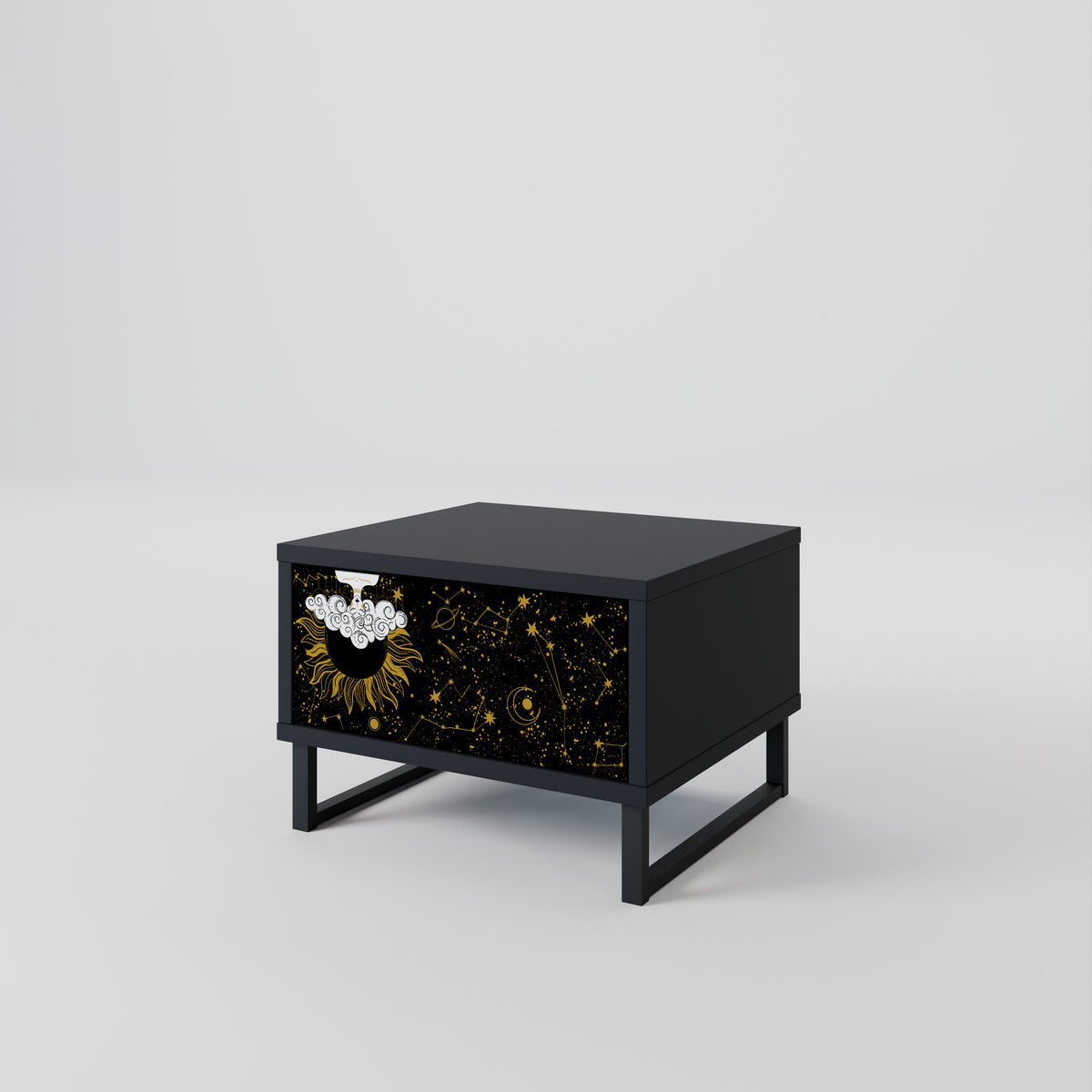 STELLAR CONSTELLATIONS Mesa de Cabeceira com Gaveta