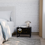 STELLAR CONSTELLATIONS Nightstand in Black Finish