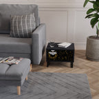 STELLAR CONSTELLATIONS Nightstand in Black Finish