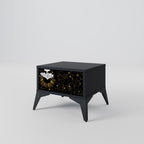 STELLAR CONSTELLATIONS Nightstand in Black Finish
