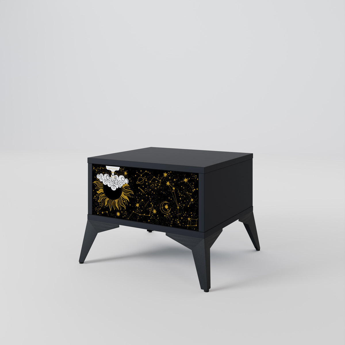 STELLAR CONSTELLATIONS Mesa de Cabeceira com Gaveta