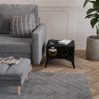 STELLAR CONSTELLATIONS Nightstand in Black Finish