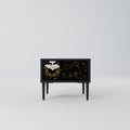 STELLAR CONSTELLATIONS Nightstand in Black Finish