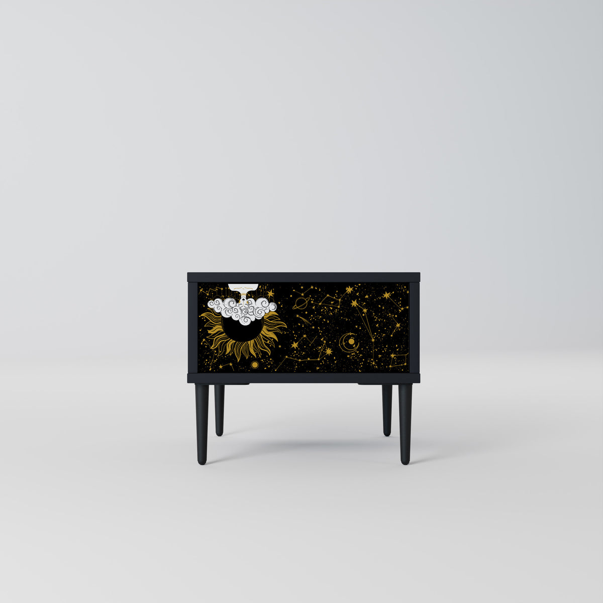 STELLAR CONSTELLATIONS Mesa de Cabeceira com Gaveta