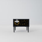 STELLAR CONSTELLATIONS Nightstand in Black Finish