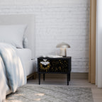 STELLAR CONSTELLATIONS Nightstand in Black Finish