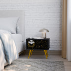 STELLAR CONSTELLATIONS Nightstand in Black Finish