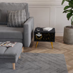 STELLAR CONSTELLATIONS Nightstand in Black Finish