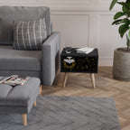 STELLAR CONSTELLATIONS Nightstand in Black Finish