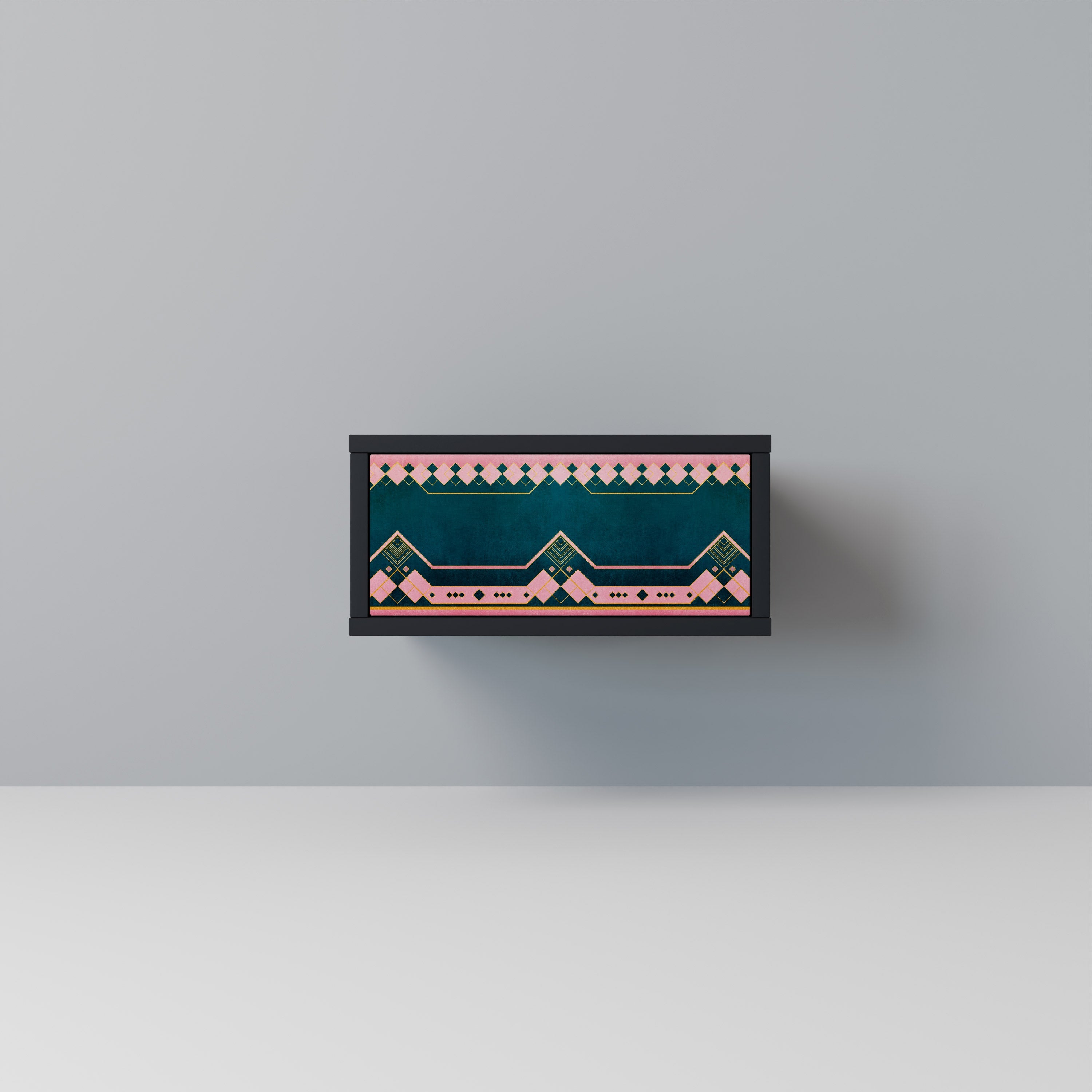 ROYAL COMPOSITION Mesa de Cabeceira em Acabamento Preto