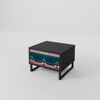 ROYAL COMPOSITION Nightstand in Black Finish