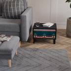 ROYAL COMPOSITION Nightstand in Black Finish